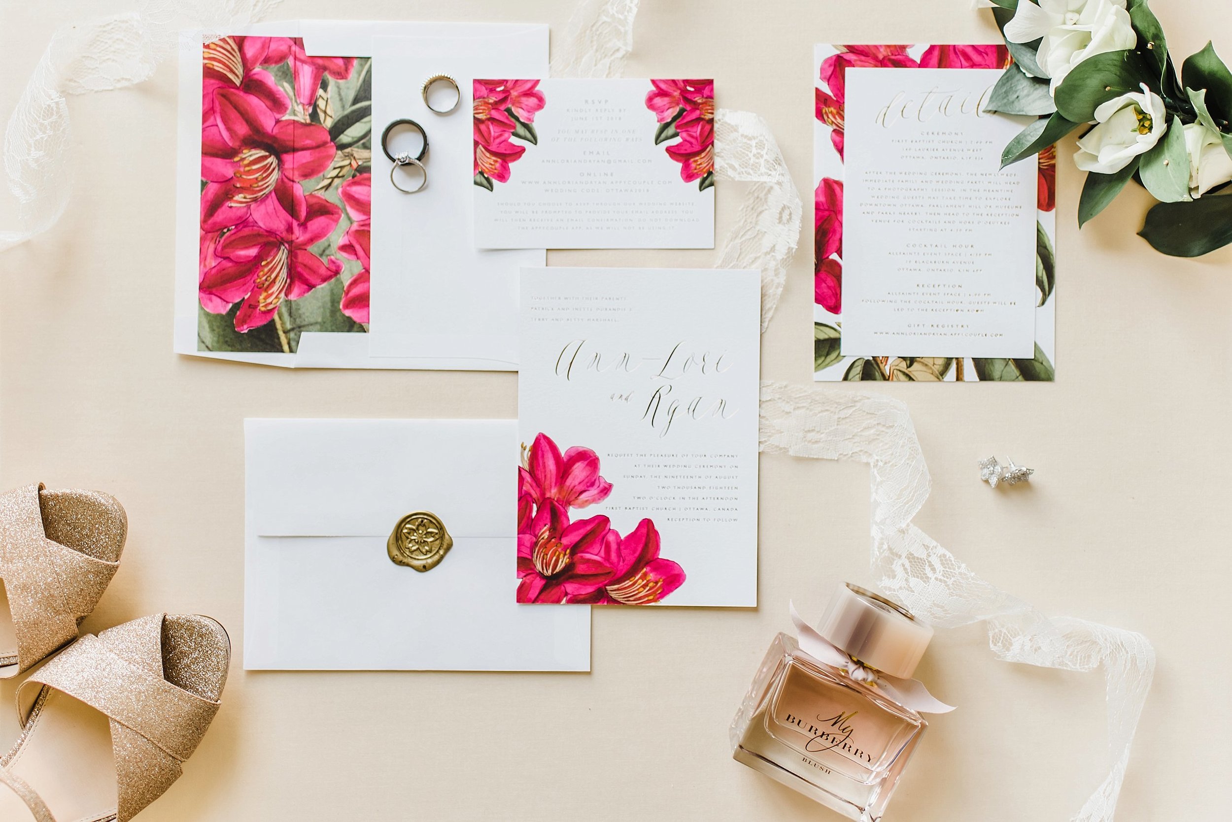  This invitation suite was unreal! By the talented Citrus Press Co. 