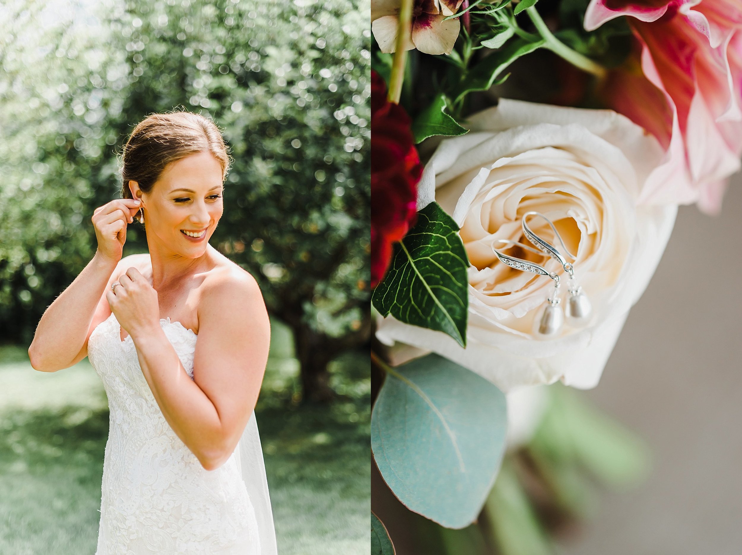  Gorgeous freshwater pearl earrings from Sarah Walsh Bridal. 