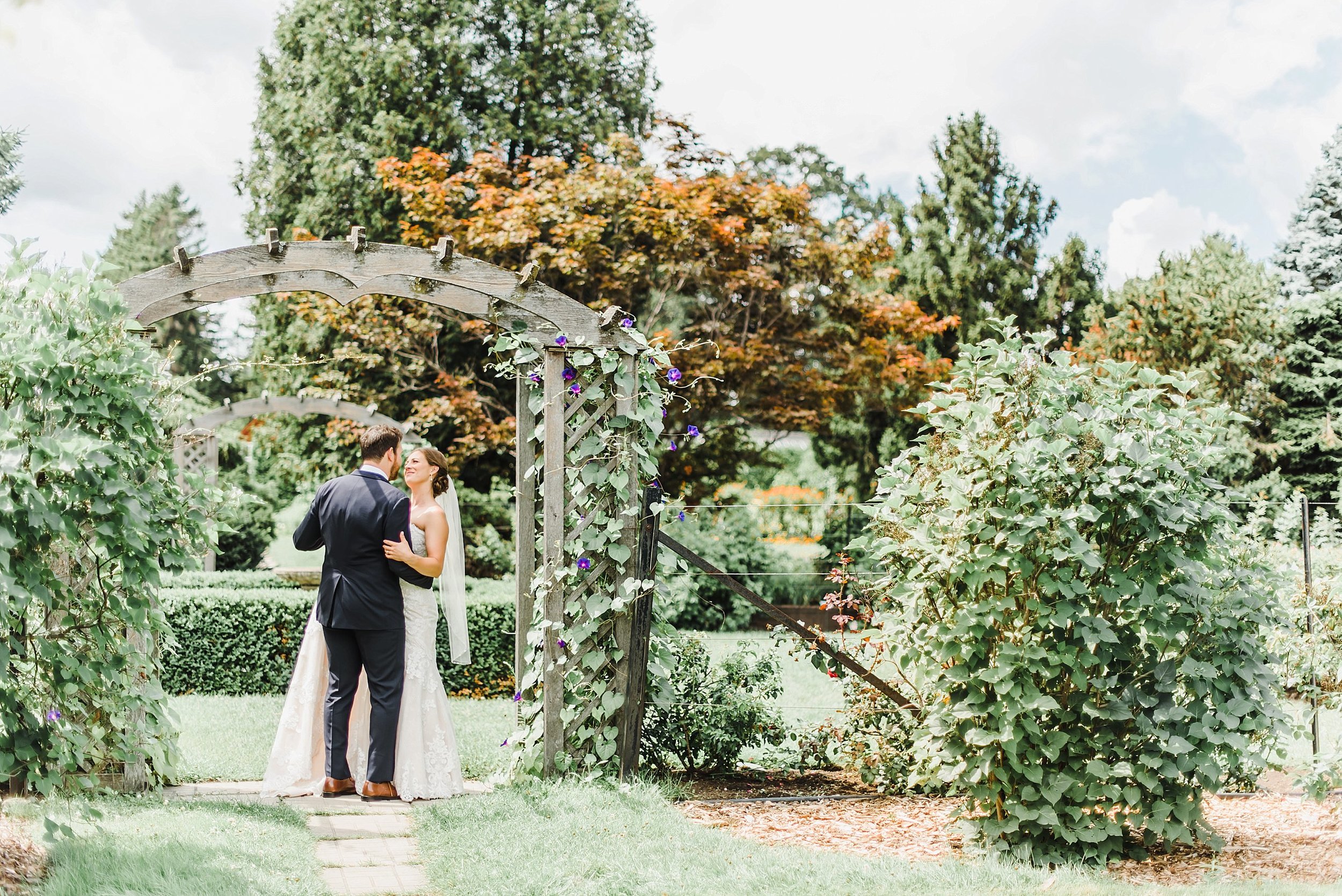  These two love nature, so it made complete sense to take their first round of photos as husband and wife amidst the flora and fauna! 