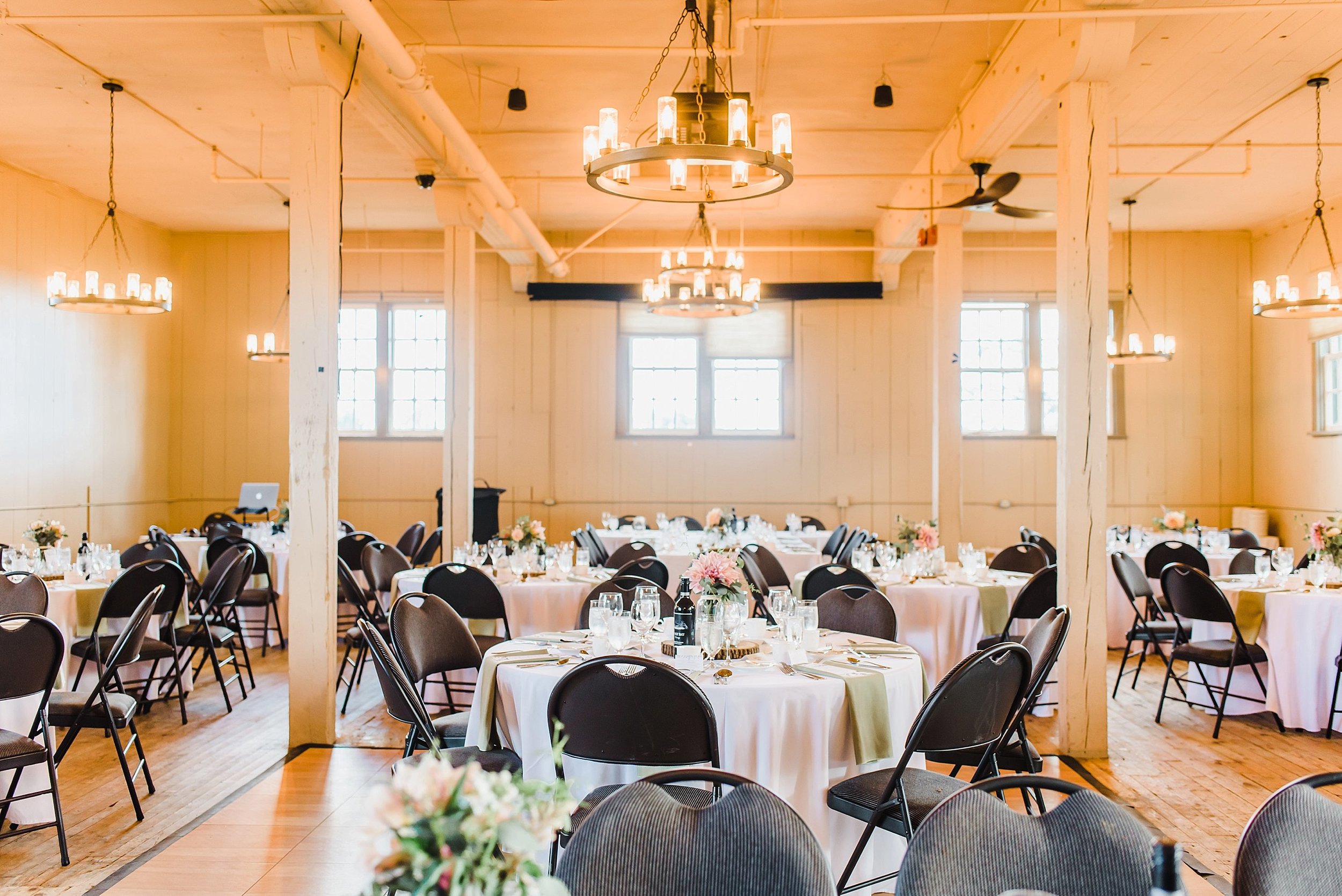  After their church ceremony, the guests joined the newly weds at the Cereal Barn for the reception. 