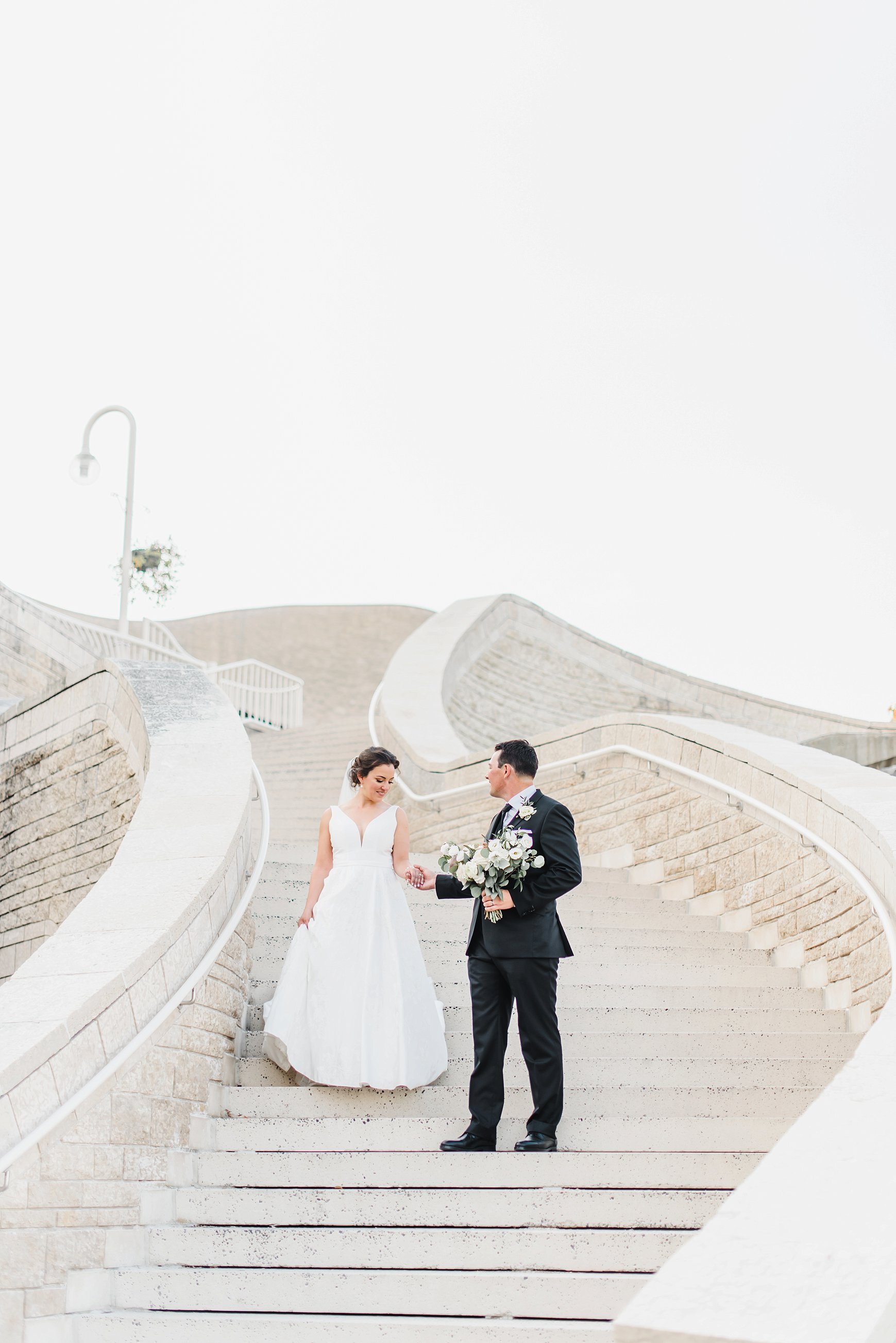  These stairs gave us such a magical backdrop to the second half of their portrait session! 