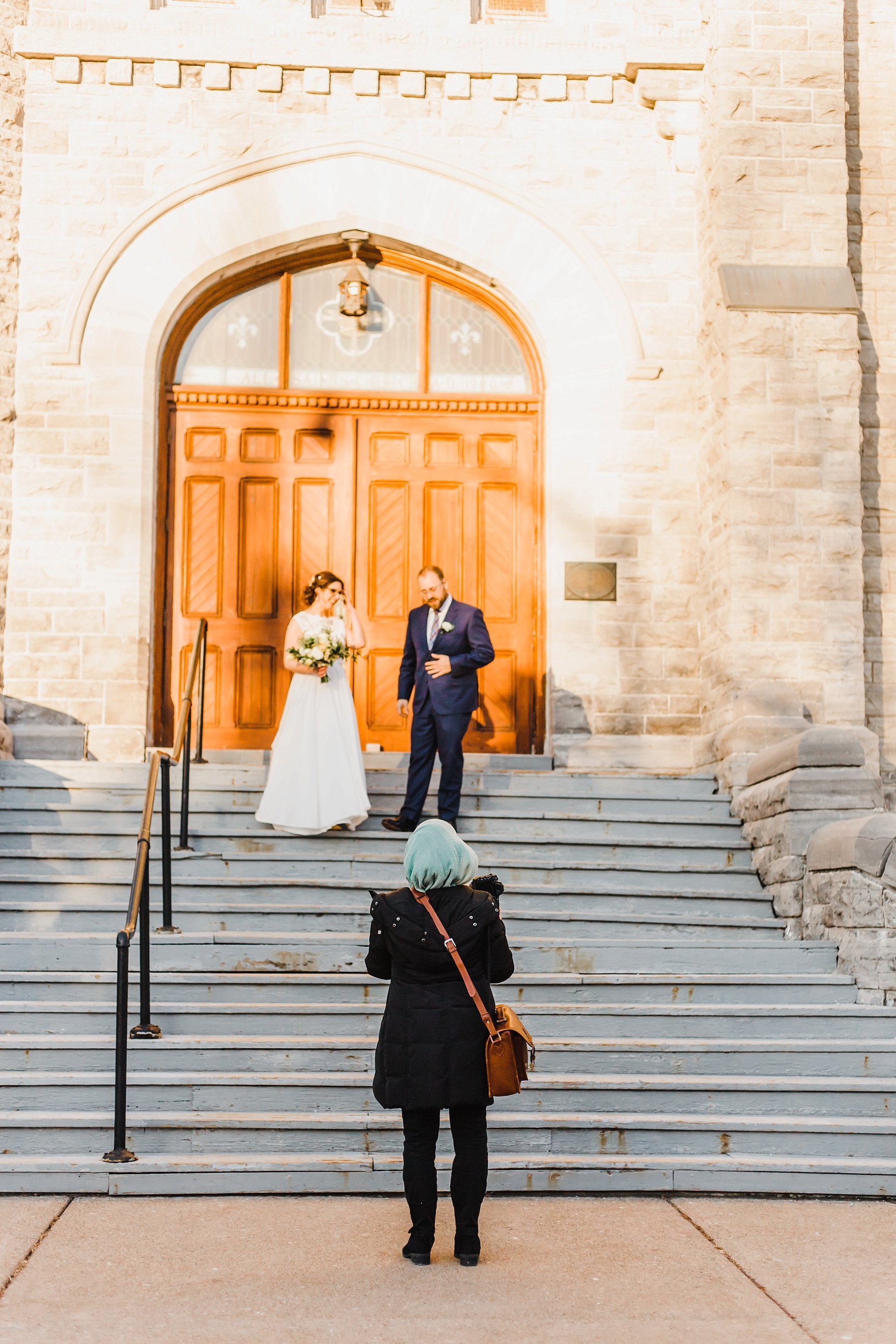 I started off my 2019 wedding season earlier than usual in March.  Winter coat: check.  Boots: check.  Pump: check.  Crazy cool cathedral wedding in downtown Ottawa: check. 