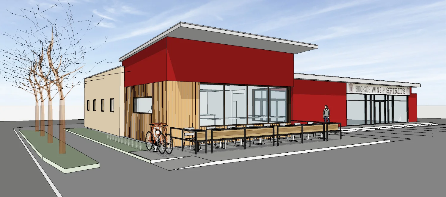 Model View - Brookside Pizza (starting construction Spring 2017)