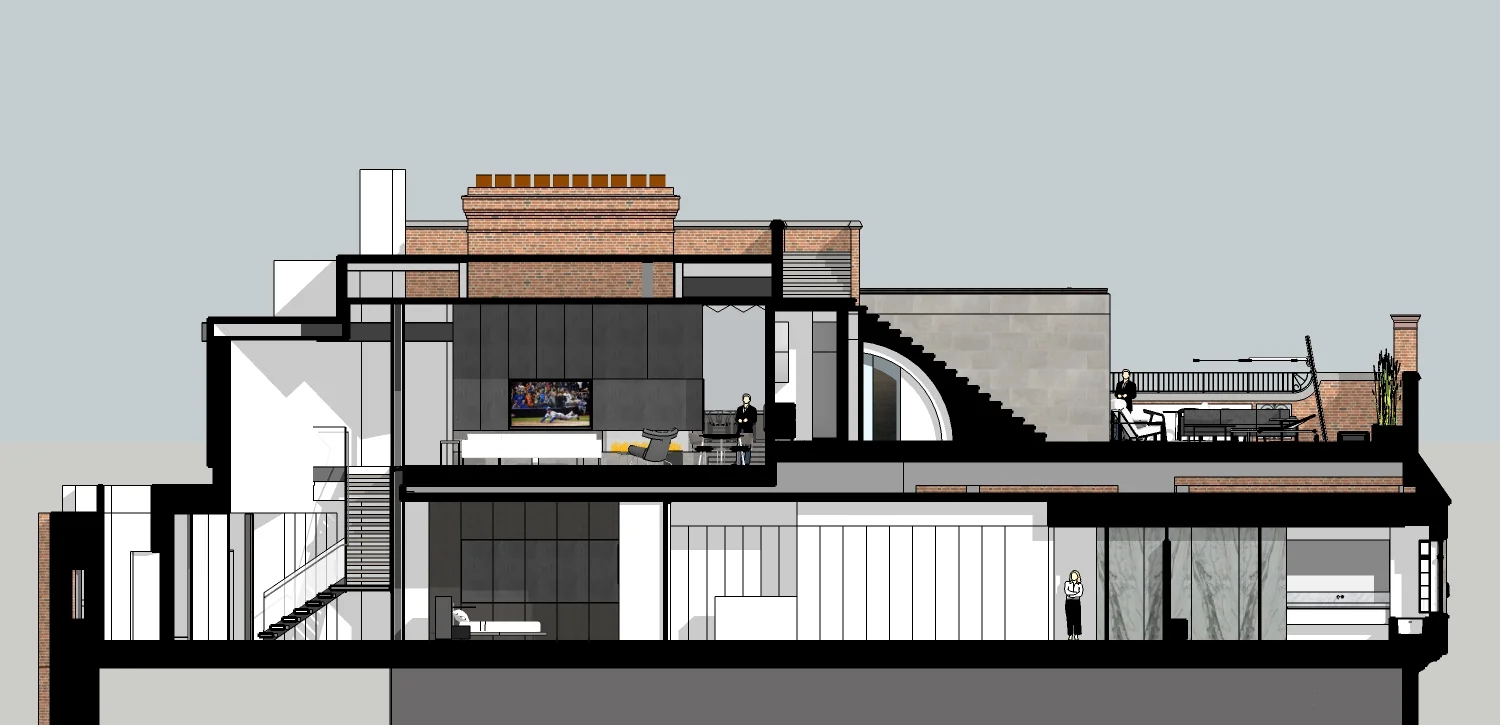 Model Section - 10th & 11th Floors of High-Rise Residence