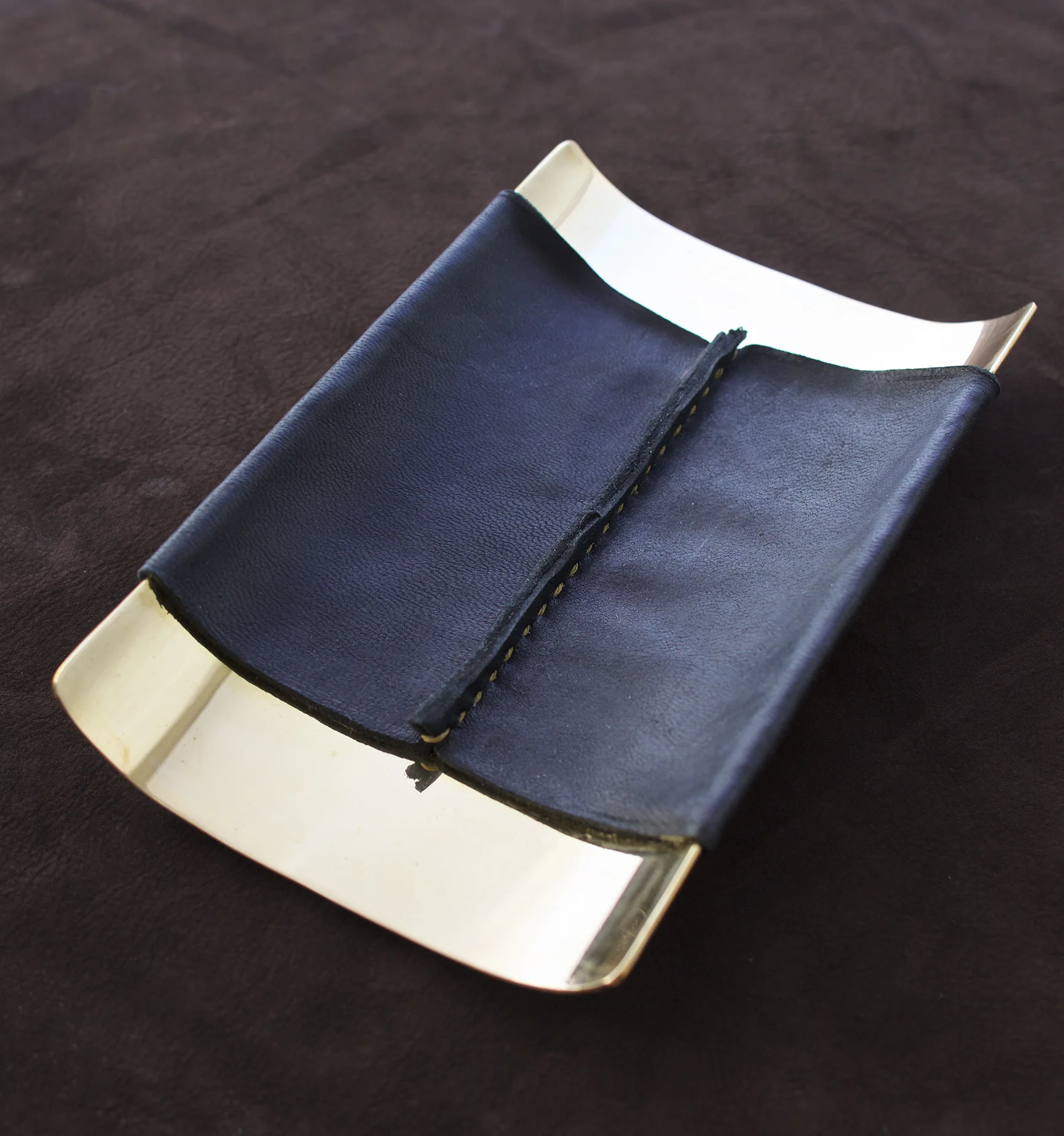 FSA Leather Goods_Desk Tray 6%22 -Black+Brass_FAIR.jpg