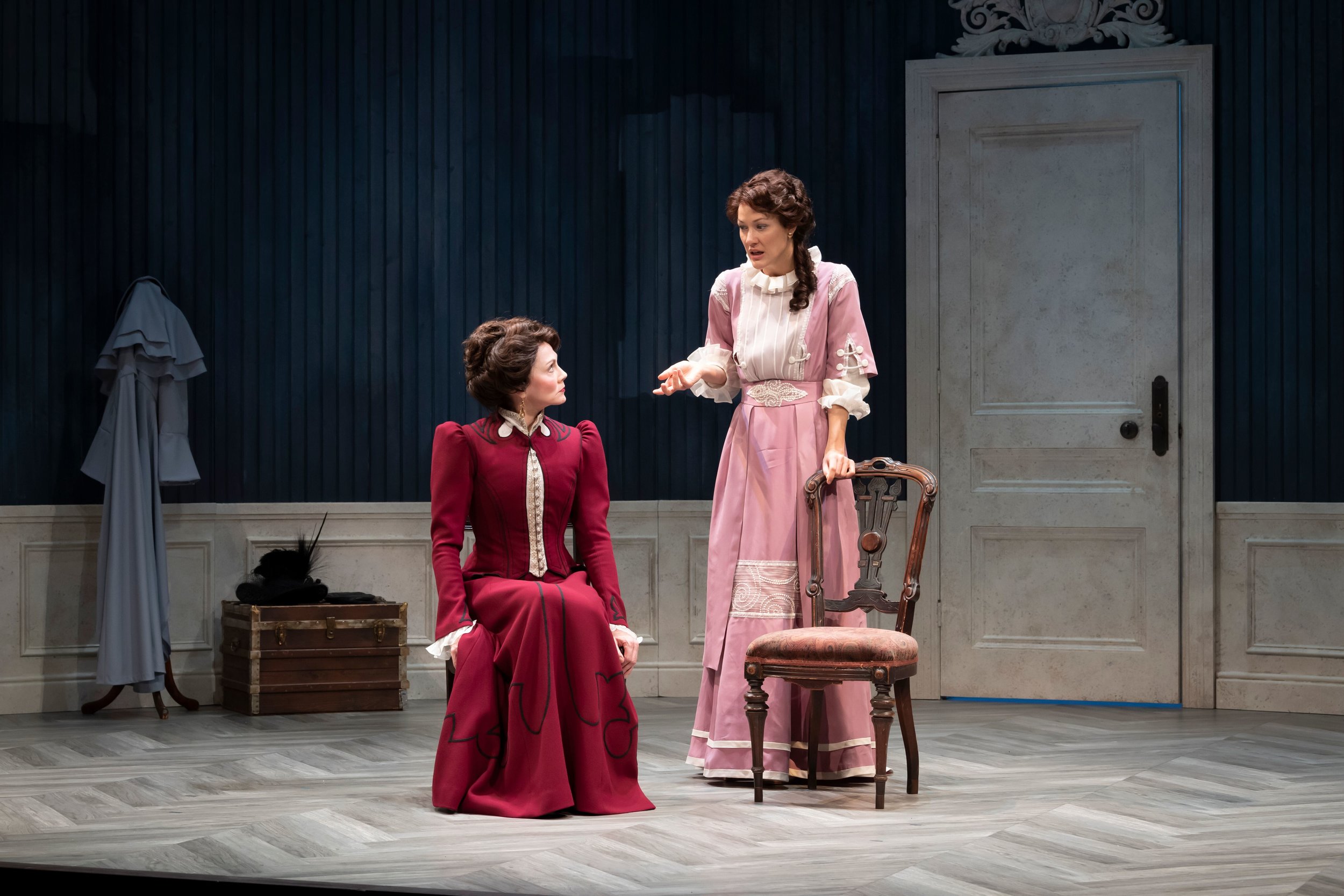  Kate Hampton and Olivia Osol in the Asolo Rep production of A Doll’s House, Part 2. Photo by Cliff Roles 
