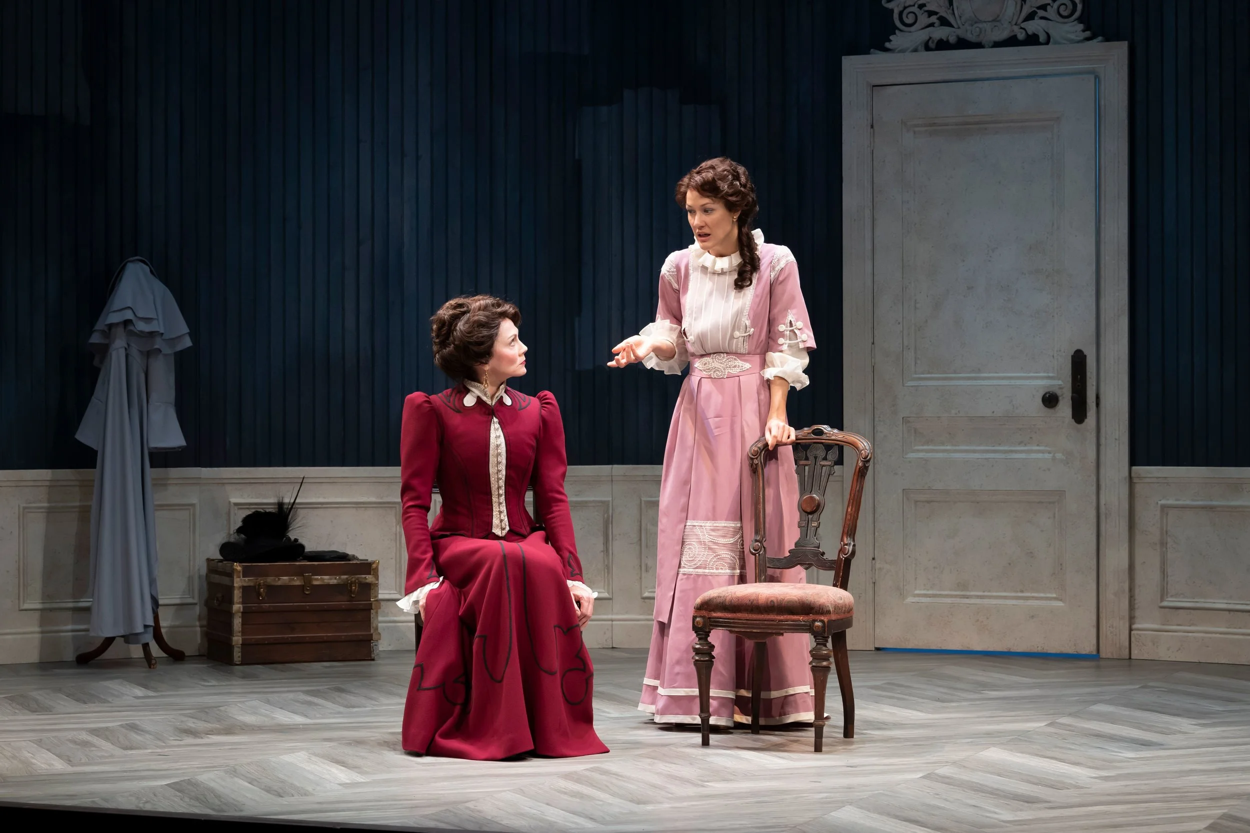Kate Hampton and Olivia Osol in the Asolo Rep production of A Doll’s House, Part 2. Photo by Cliff Roles