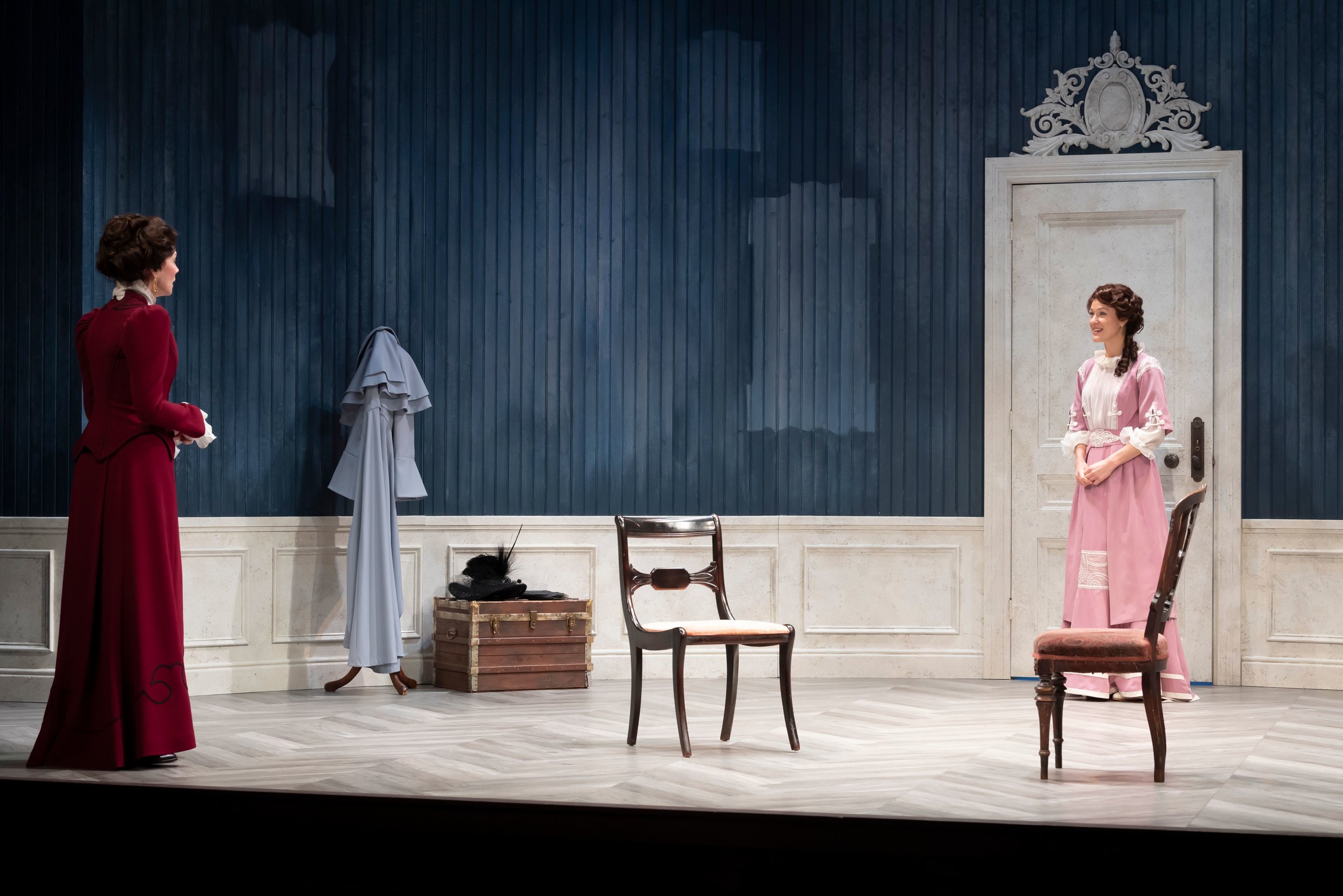  Kate Hampton and Olivia Osol in the Asolo Rep production of A Doll’s House, Part 2. Photo by Cliff Roles 