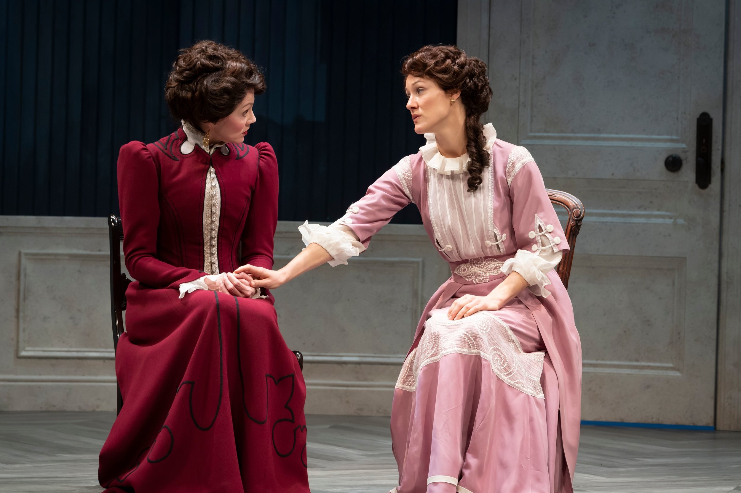  Kate Hampton and Olivia Osol in the Asolo Rep production of A Doll’s House, Part 2.  Photo by Cliff Roles 