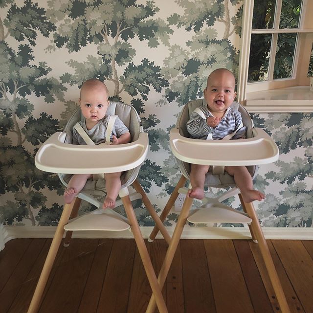 With twins there is so much STUFF. But it&rsquo;s so great when it is stuff thats looks good in our house! We are LOVING our @lalo high chairs! Eyeing up their strollers next....this is not an ad btw! Genuine love. Ha.
