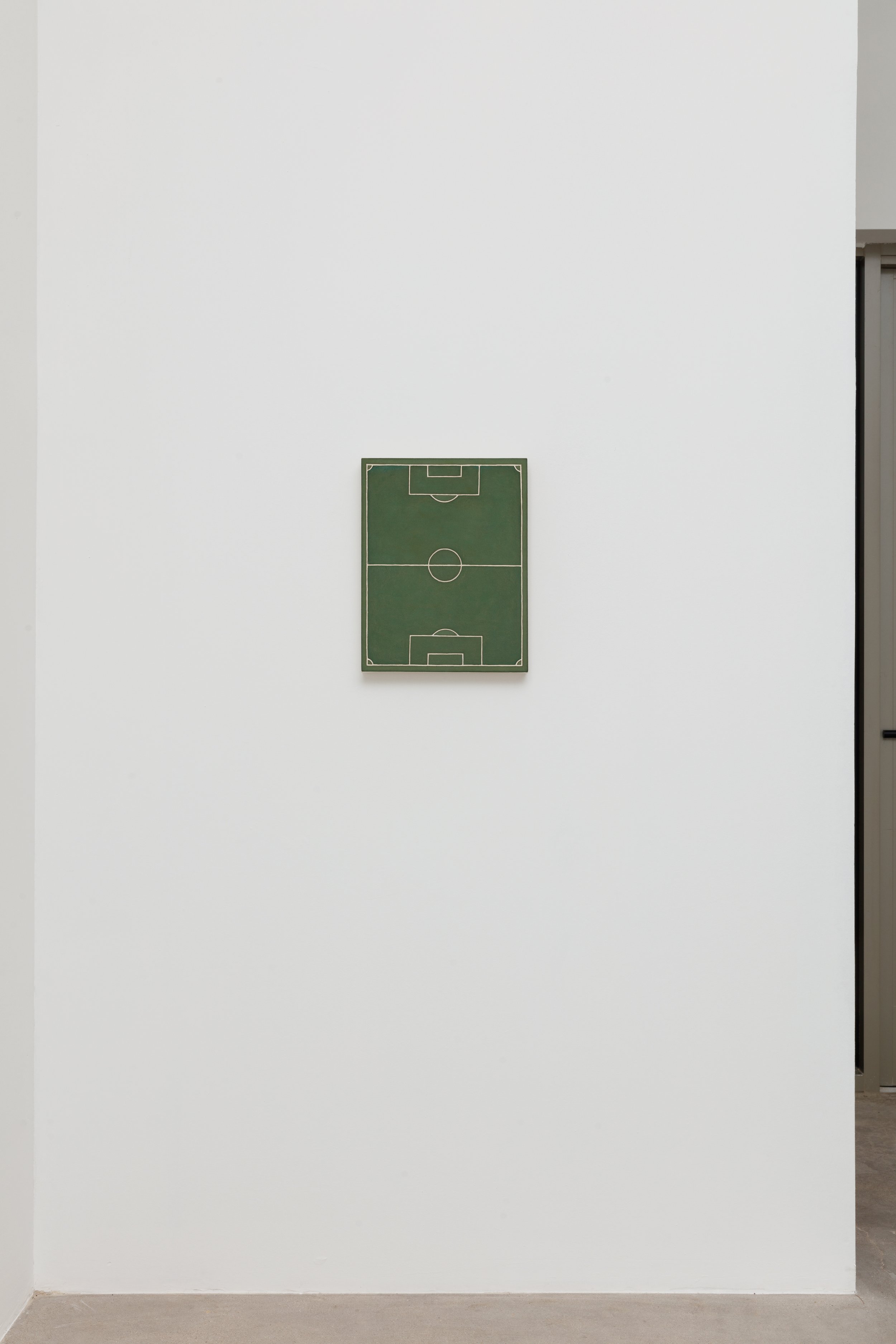   The Beautiful Game (for Dad) (and Raoul de Keyser) , 2020 Acrylic stain on canvas 14 x 17 inches (35.5cm x 43cm) 