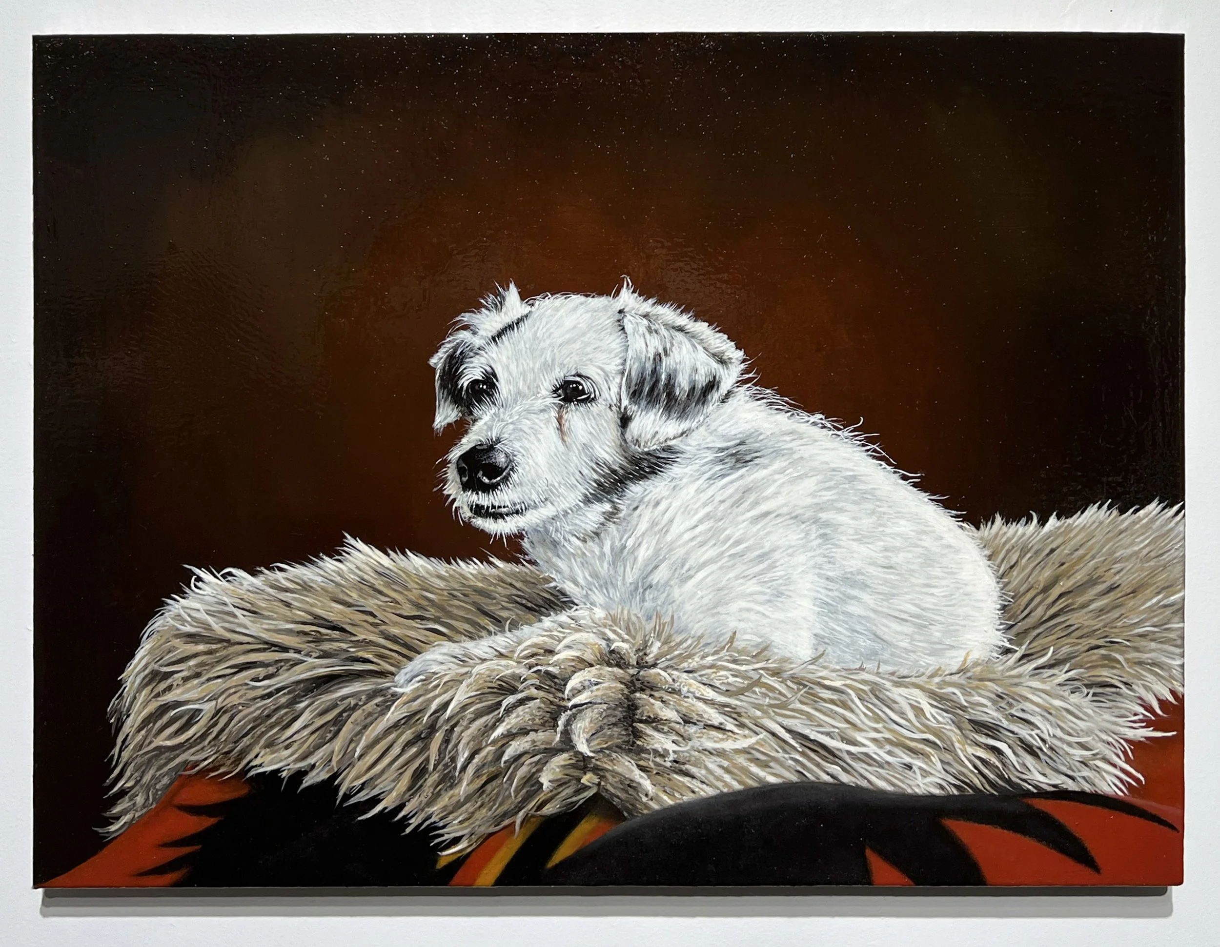   Scout , 2024 oil on canvas 18 × 24 in (46 × 61cm) 