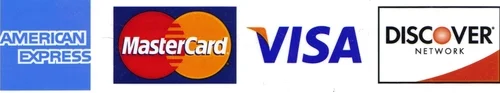 We accept cash, check, or credit card.