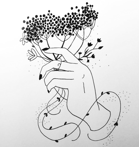 ILLUSTRATION BY MARGO HURST Margo is a Philadelphia-based illustrator and graphic designer. Full time by day, freelance by night; she keeps a visual diary by drawing something every day. Inspired by the inconsistent and difficult-to-render form, Margo often illustrates human hands in relatable situations. http://www.margohurst.com @margoshmargo 