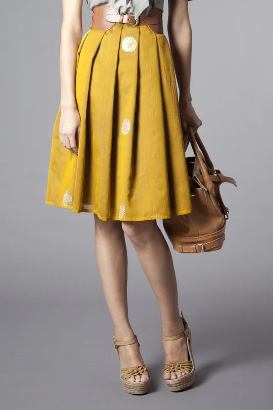 Tailored Pleat Skirt