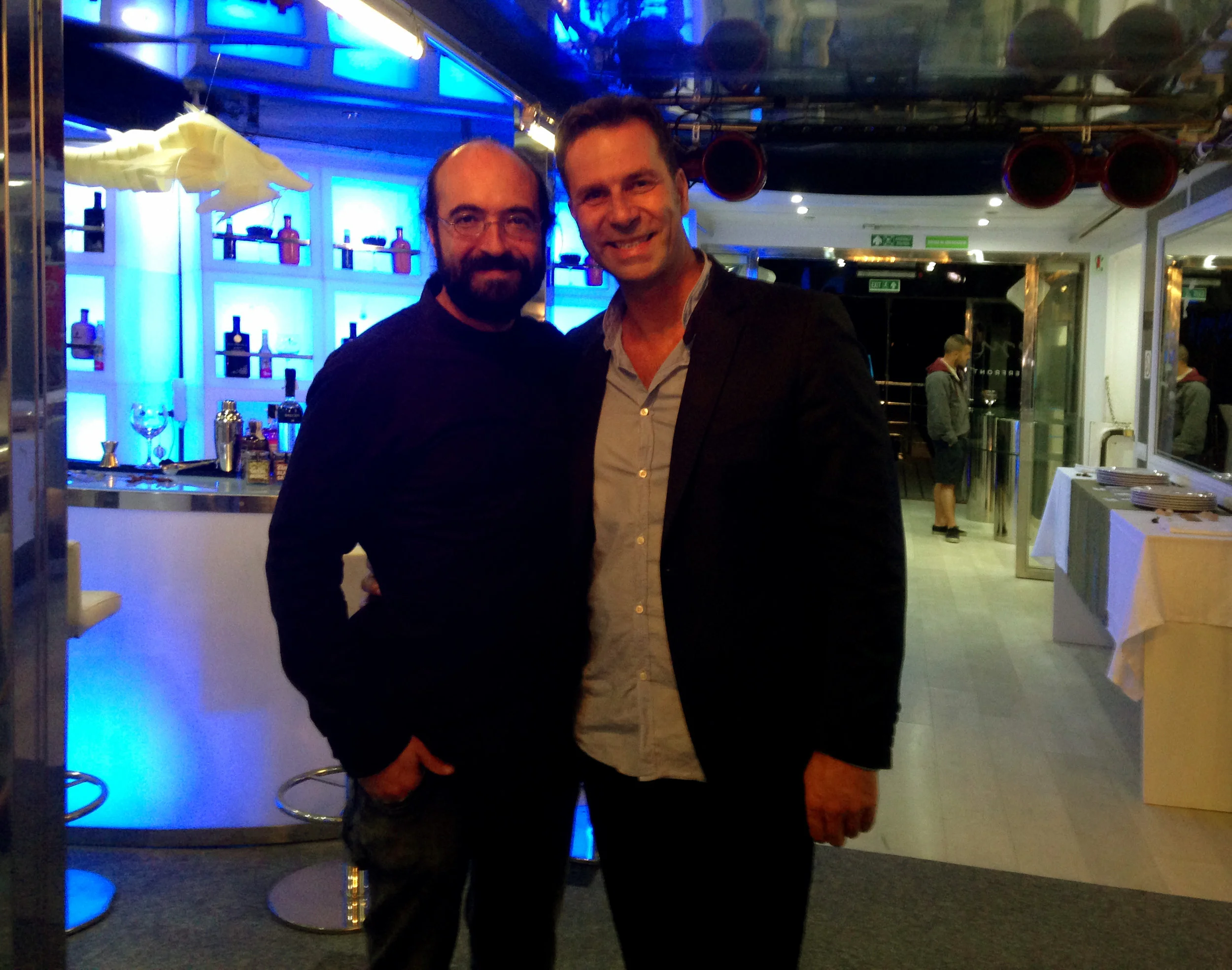 Frederic, propietario y capitán del barco