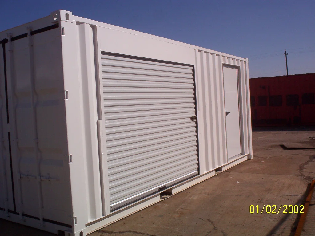   20' conversion w/ Tidalwave™ mandoor &amp; roll up door.  