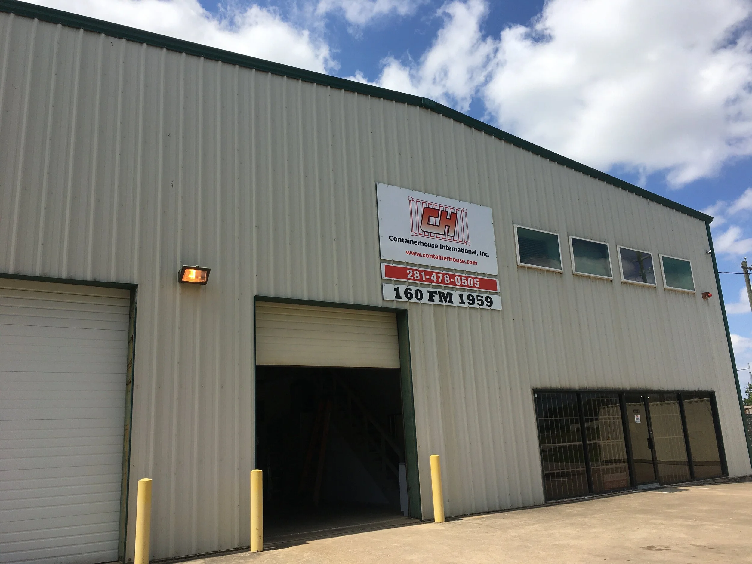 Our sign is up!