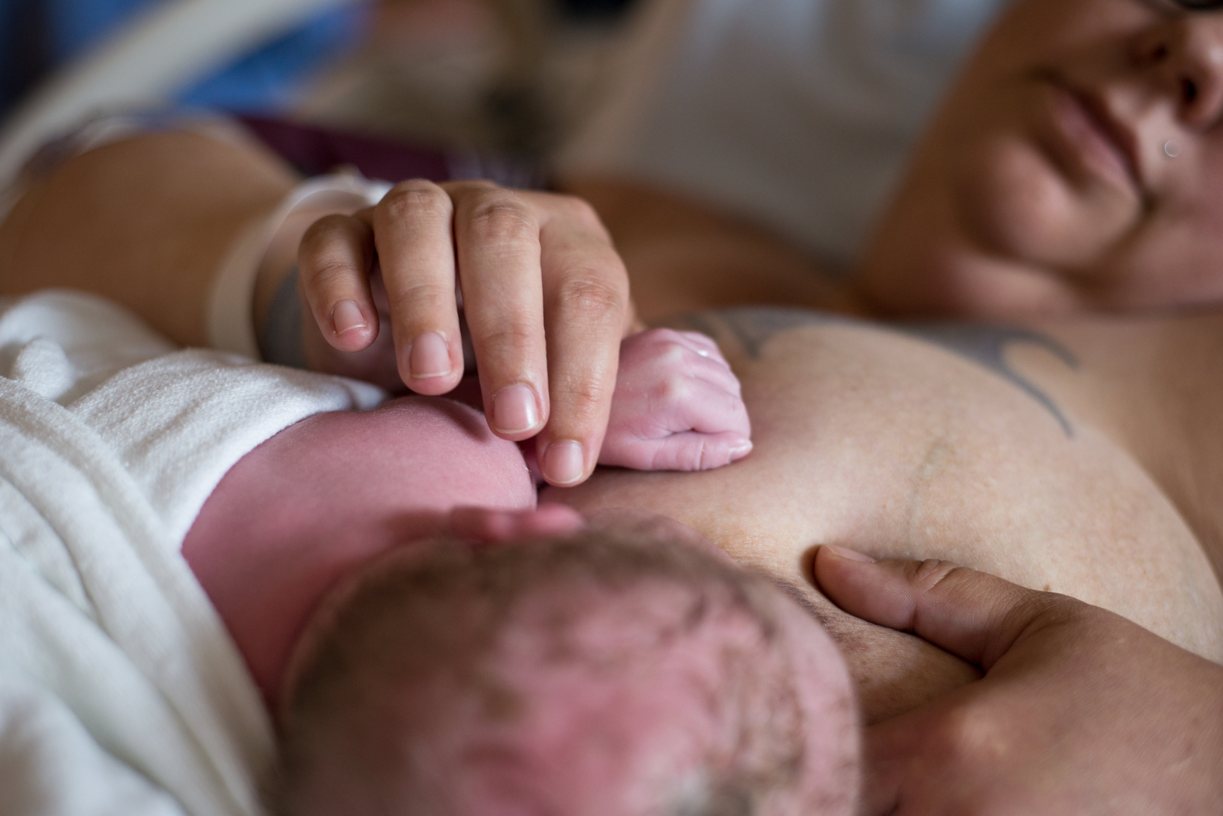 Birth Photography for Baby P at Mercy Hospital