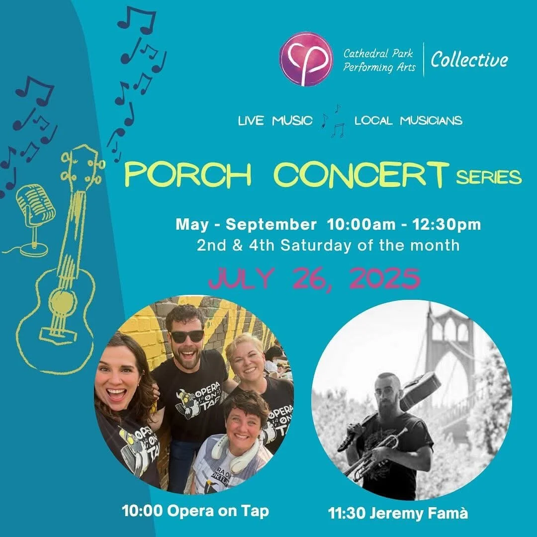 Opera on Tap at the Porch Concert Series