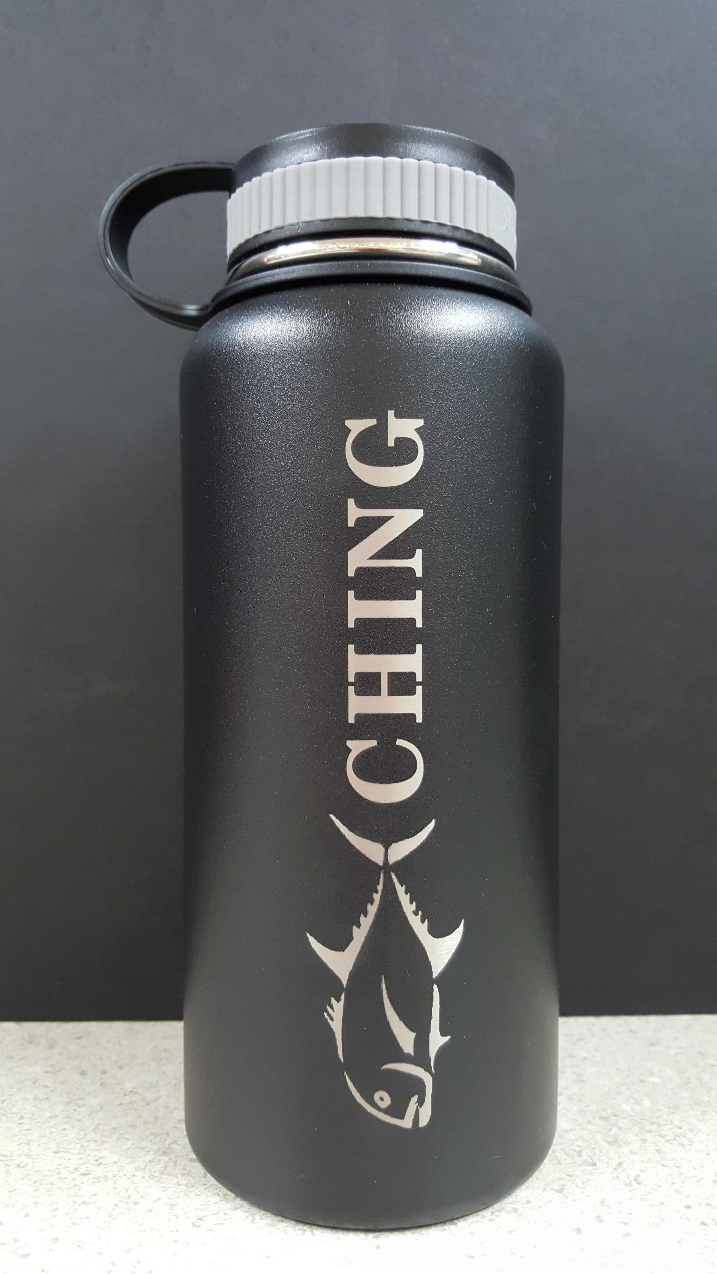 Engraved 40oz Insulated Hydro Flask — Blaze Design Co