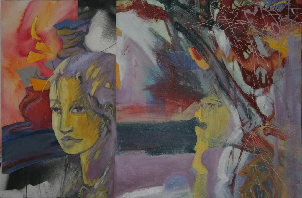 Culture Mesh  Mixed Media  36"x25"