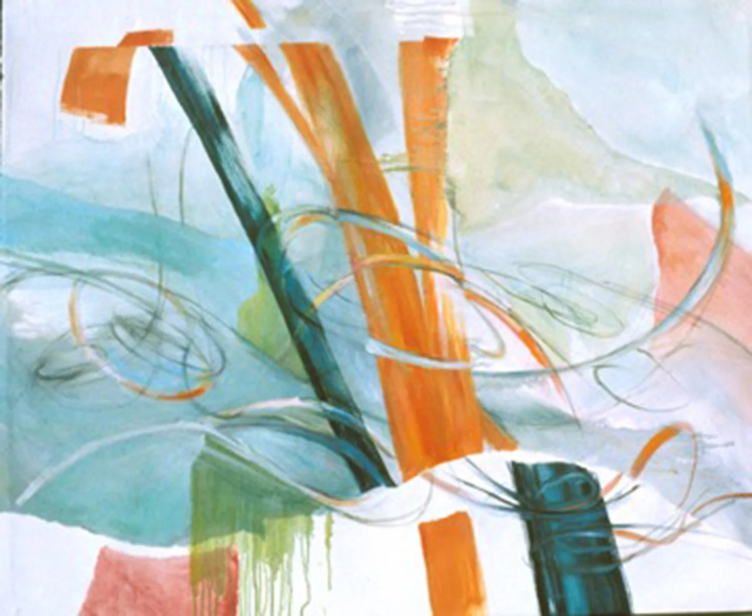 Connections, Oil on canvas 50"x40"