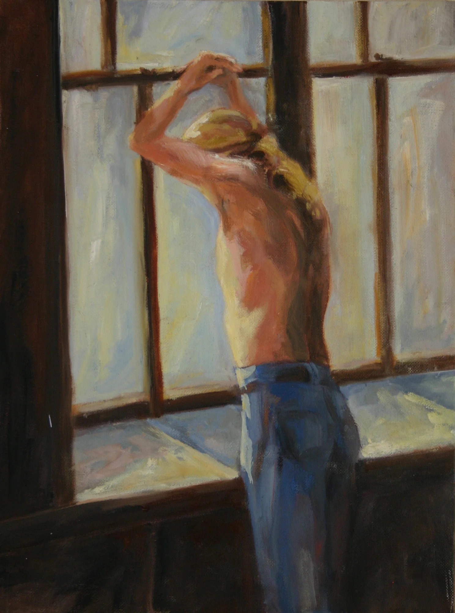 The View, oil on canvas, 12"x16"