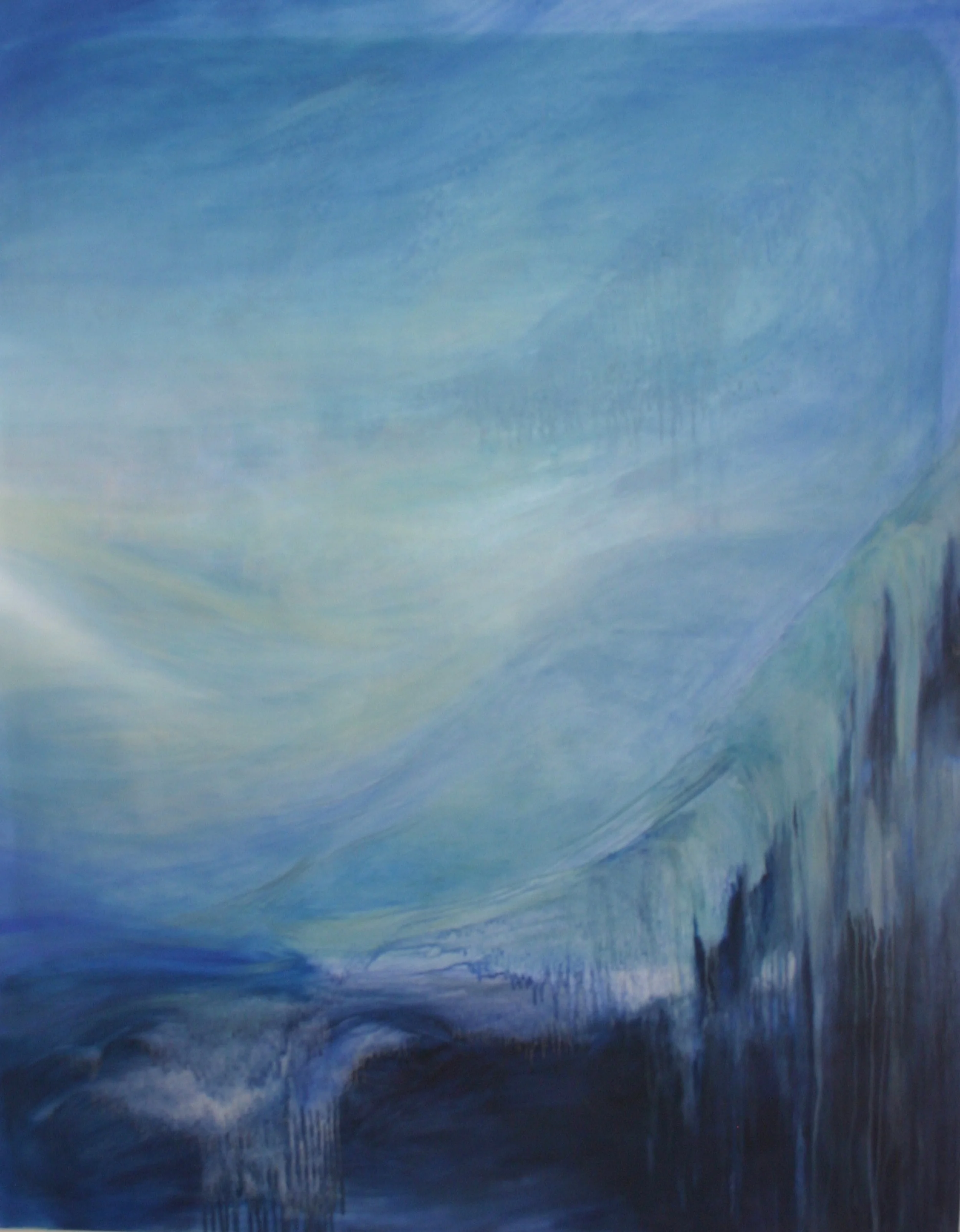 Blue series, Oil on canvas, 48"x59"