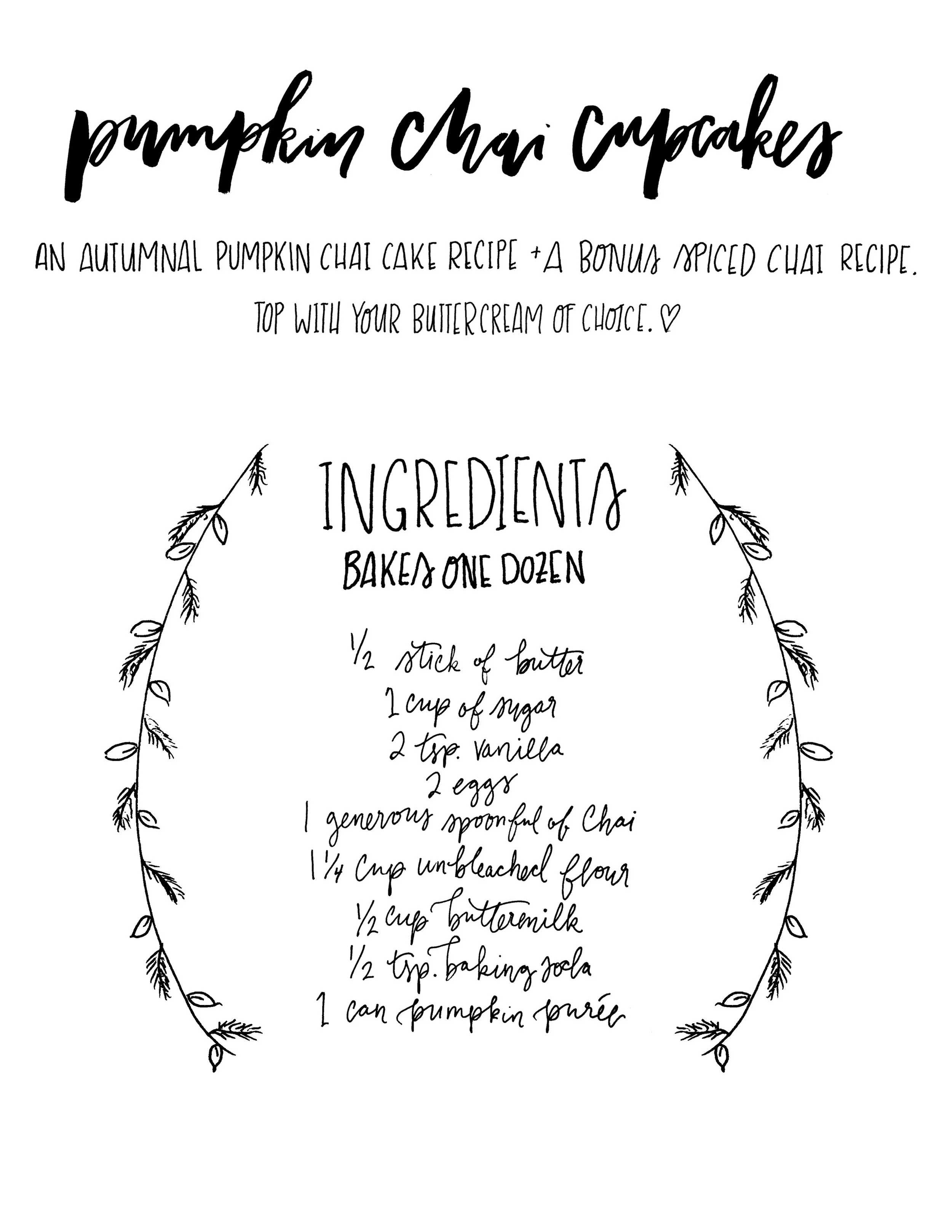 autumnal pumpkin chai cake 