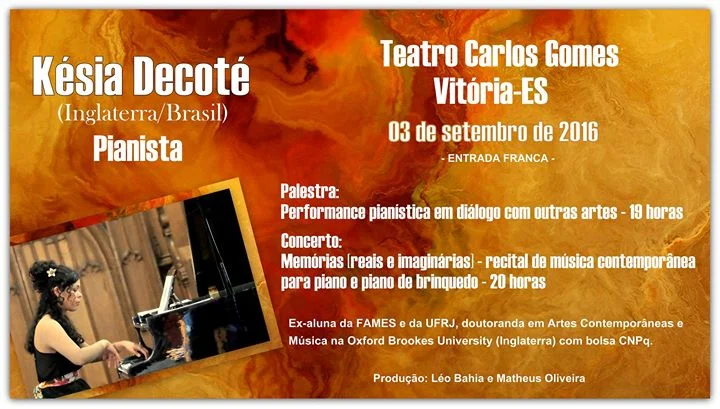 Késia Decoté Piano Recital