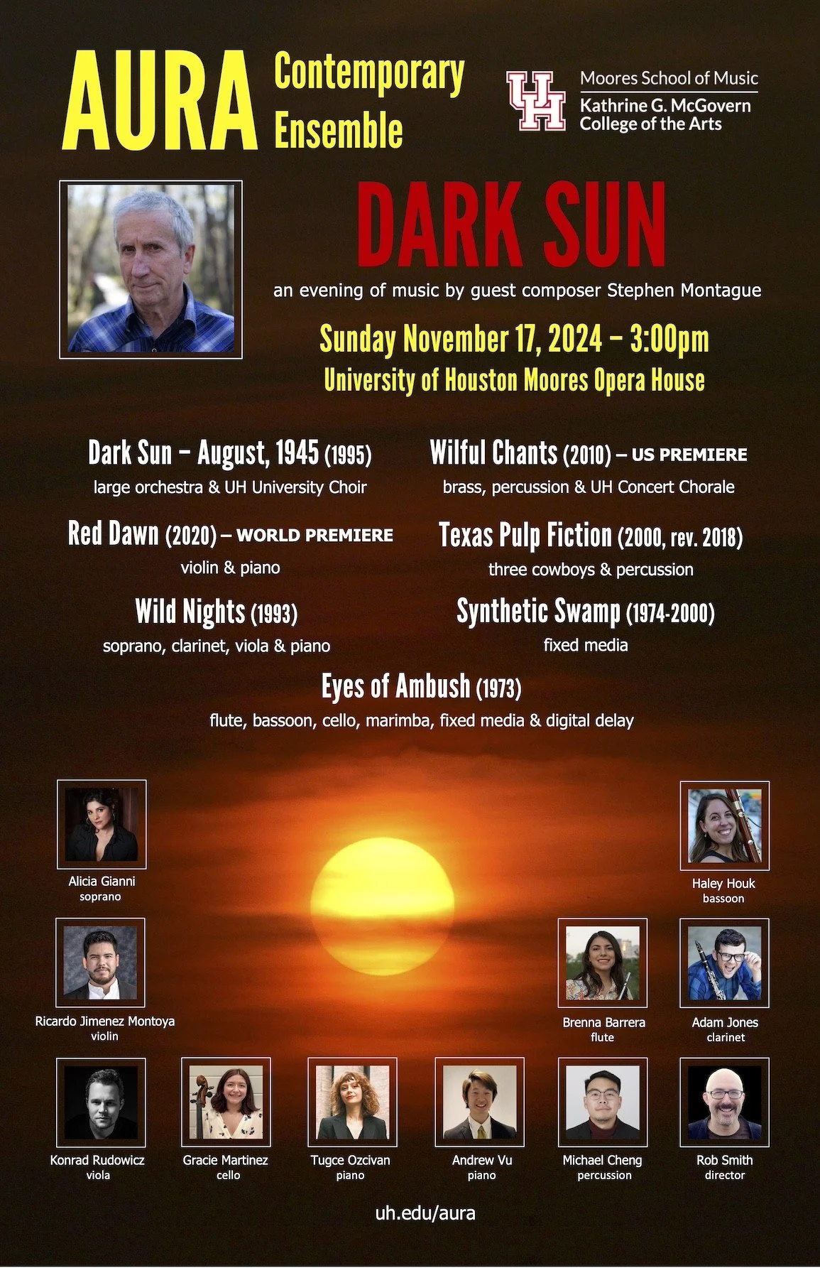 Dark Sun: An evening of music by Stephen Montague