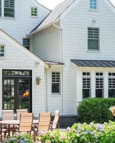 James Hardie Shingle Siding on a beautiful cottage style home