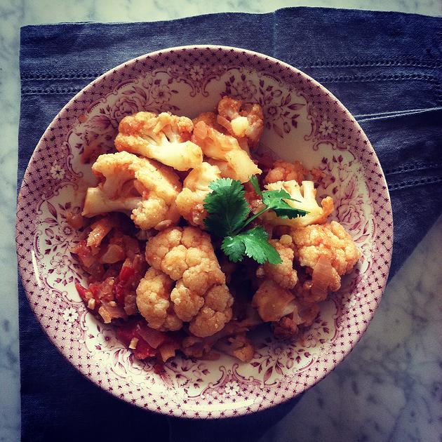 Spiced Cauliflower Curry