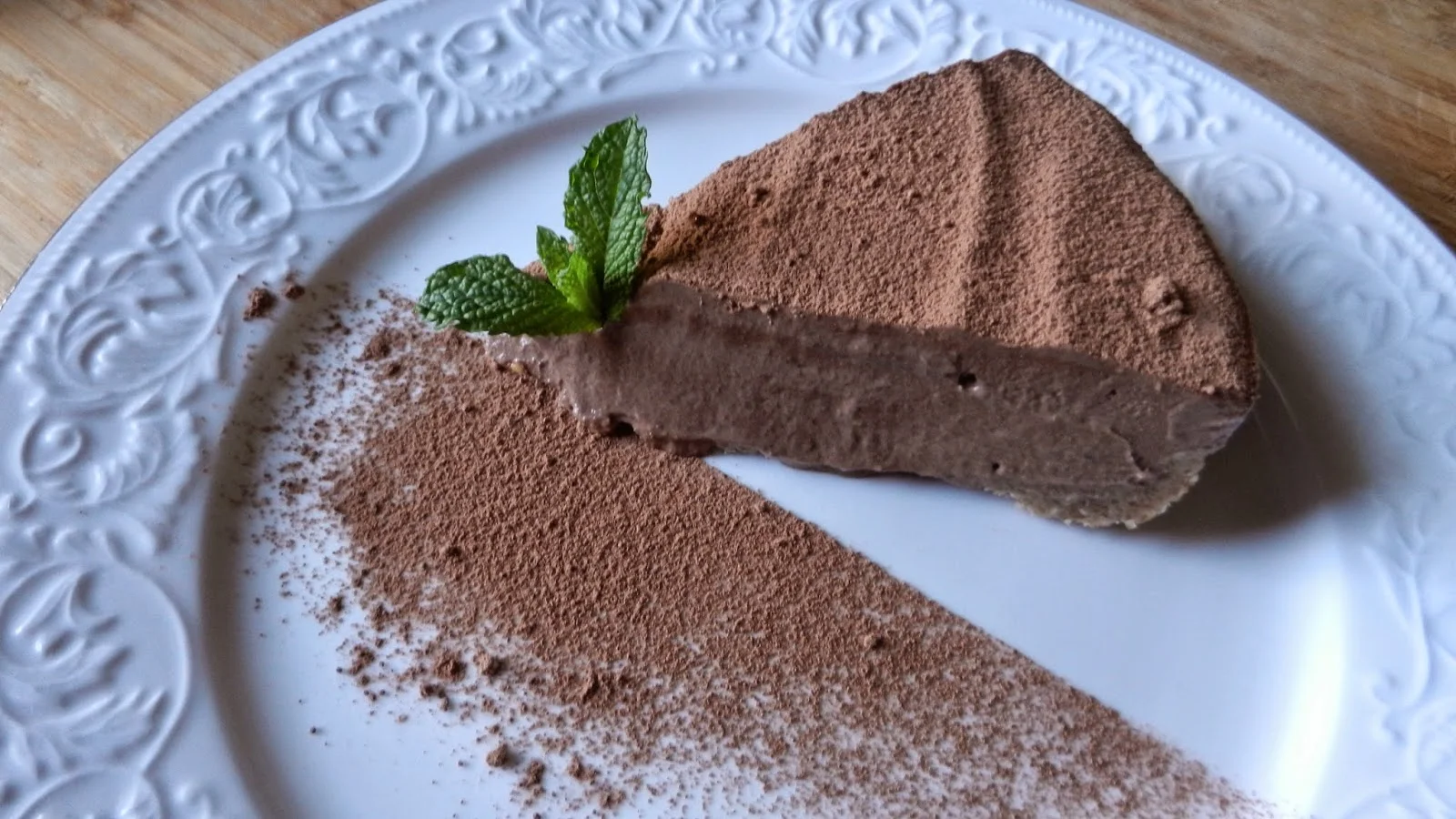 Chocolate Genache Pie with Cherry & Black Peppercorn Sorbet
