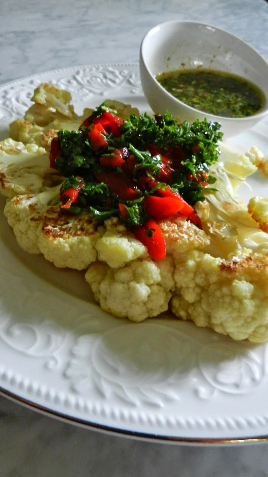 Cauliflower Chimmichurri