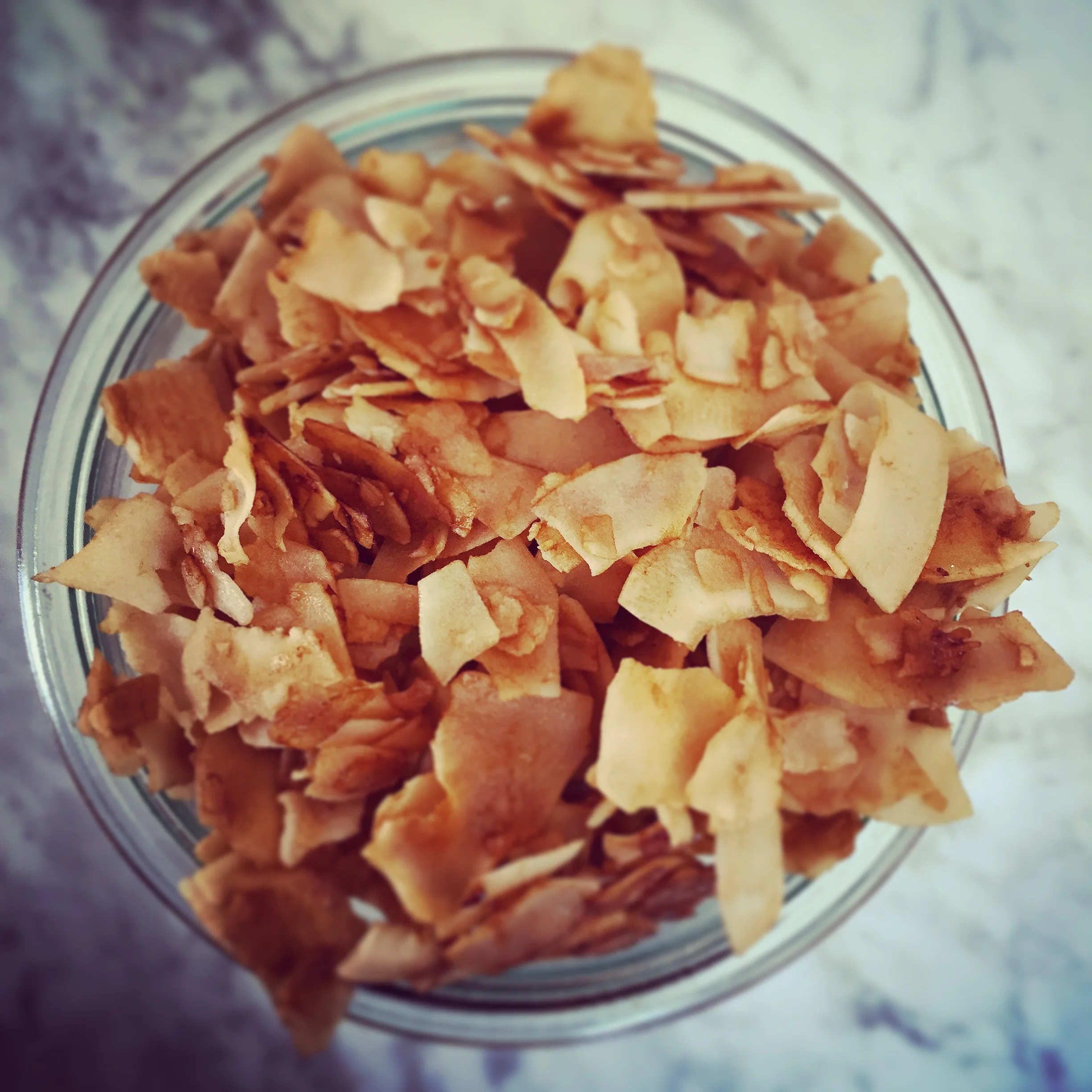 Coconut Bacon, Recipe Found here. 