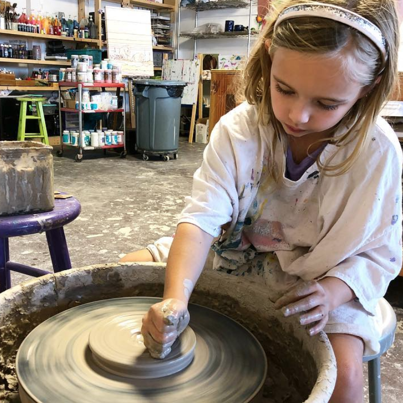 WHEEL THROWING 3-WEEK SESSION (ages 7 - 14) thursdays, november 7, 14, 21 5:00 - 6:15pm $135 THREE SPOTS LEFT