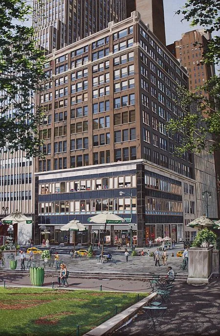 1071 / Avenue of the Americas - Oil on linen 36" x 24"
