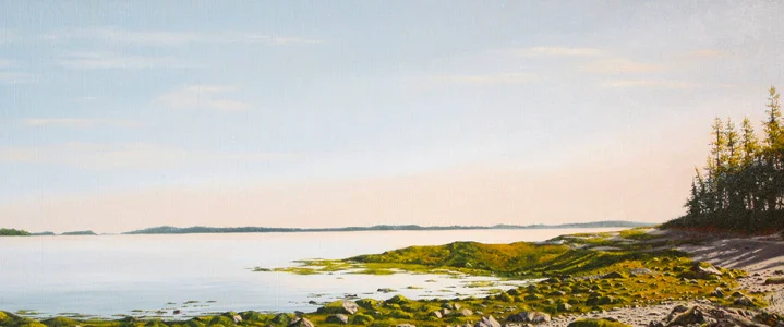 Islsboro, ME - Oil on linen 12" x 30"