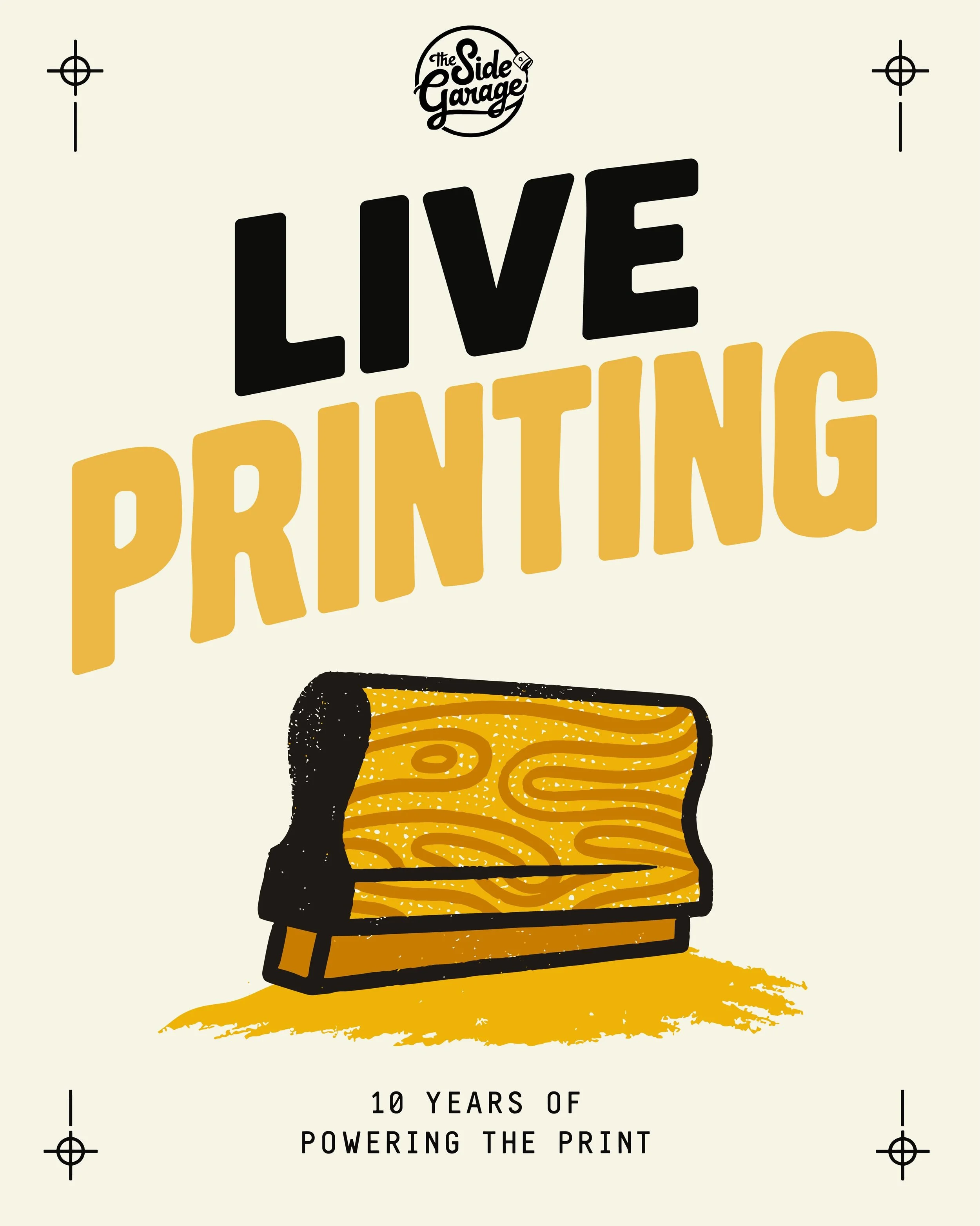 LIVE PRINTING FOR A CAUSE: Tomorrow we&rsquo;ll be set up for live printing on our Garage Sale shirts. You&rsquo;ll get to pick from one of the great non-profits we&rsquo;ve had the privilege of printing for.: $15 for tees with $10 going towards the 