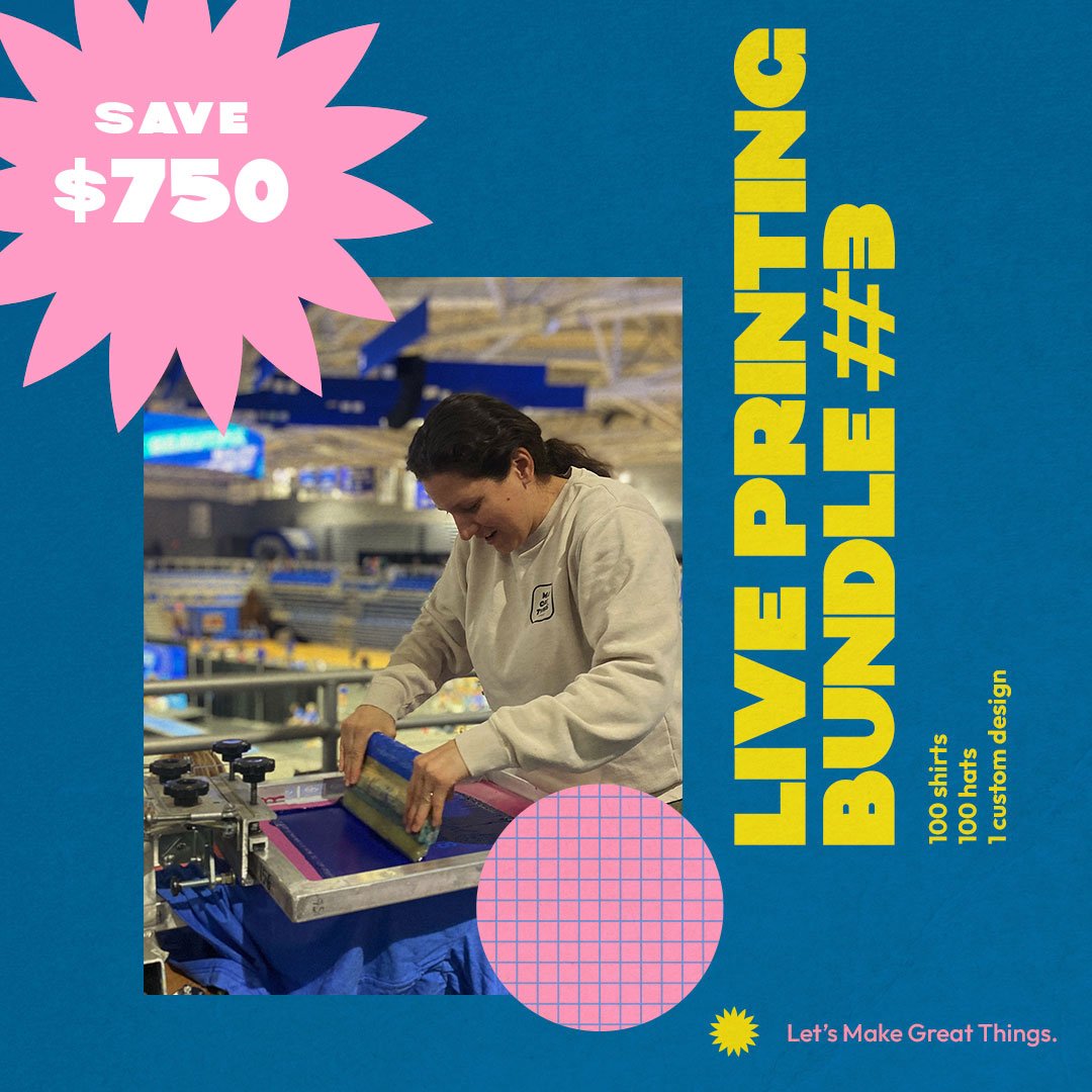 Live Printing Bundle #3: 200 Items