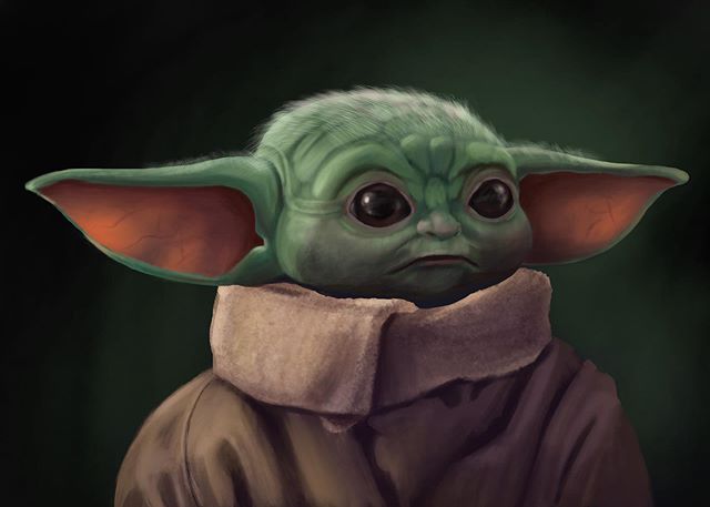 He&rsquo;s just so cute, I couldn&rsquo;t resist painting him! Can&rsquo;t wait for Friday&rsquo;s episode. Sketched in procreate using iPad Pro and Apple Pencil.
#ipadpro #applepencil #mandolorian #themandalorian #yoda #babyyoda #starwars #sketch #i