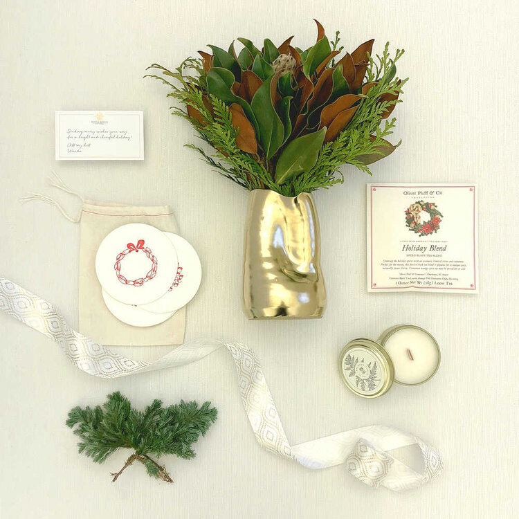 Holiday themed corporate gift box
