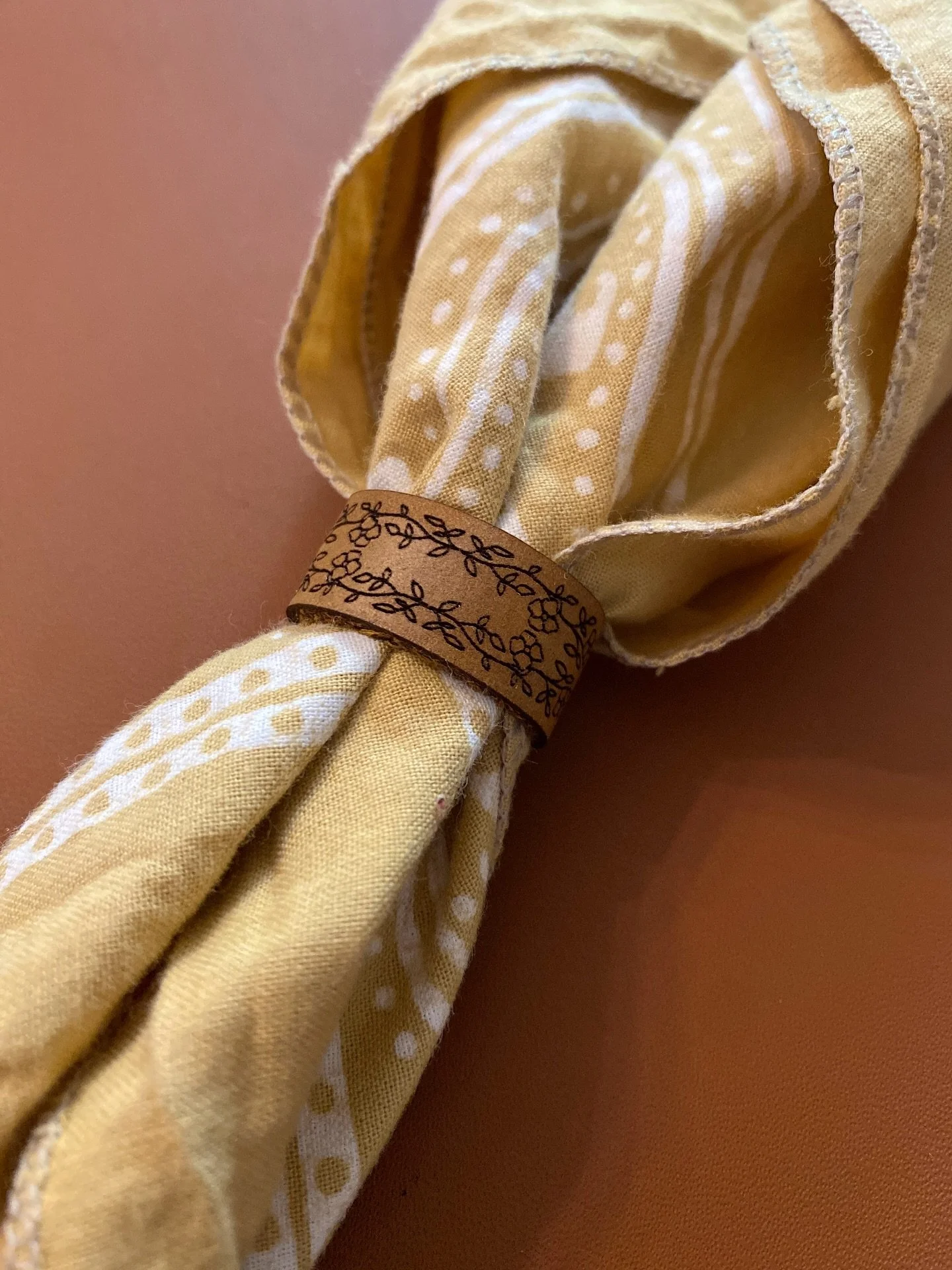 Our genuine leather Classic and Grande-size bandana slides have snap closures, but we still sew every Skinny slide by hand to give you that decorative stitching option&hellip;hence our mobile stitching cases 🪡🧵 #stichwitch (also, a sneak peek at ho