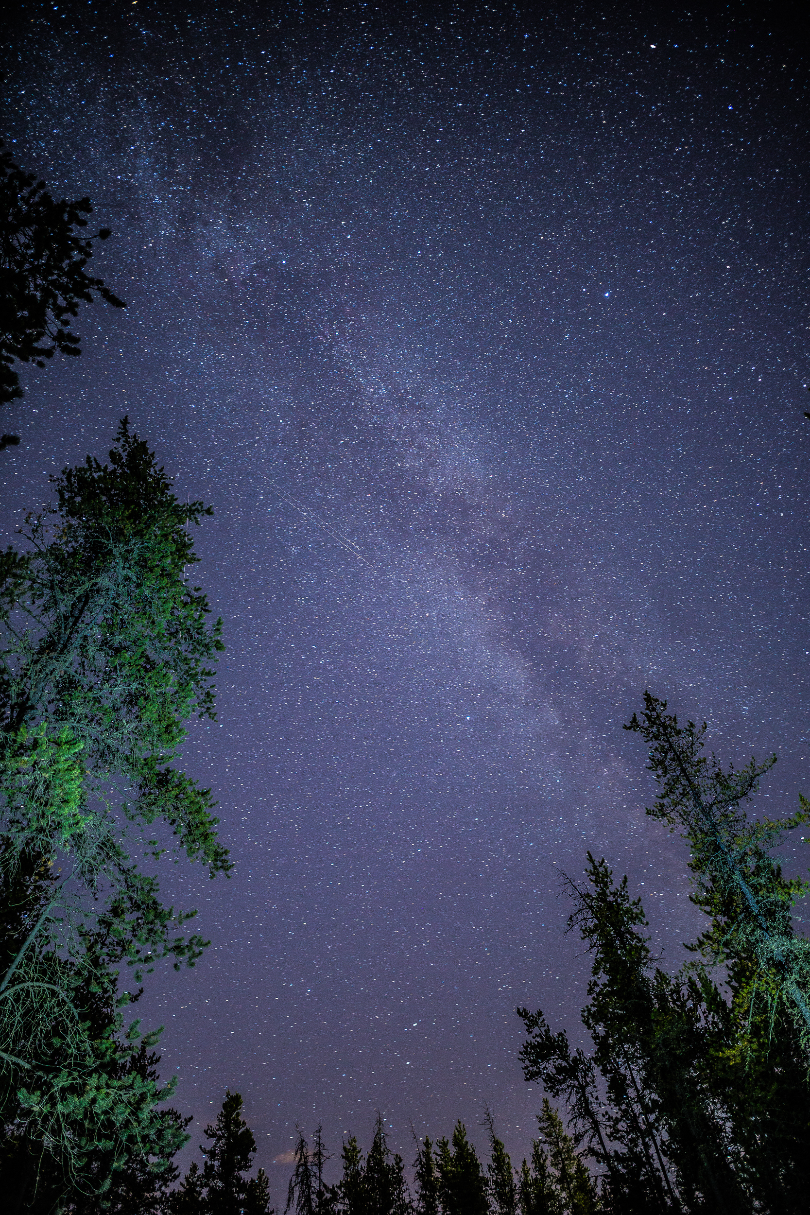 The milky way. Loving the low ISO and the fact that I caught three shooting stars! 30 second exposure F1.4 ISO 500 