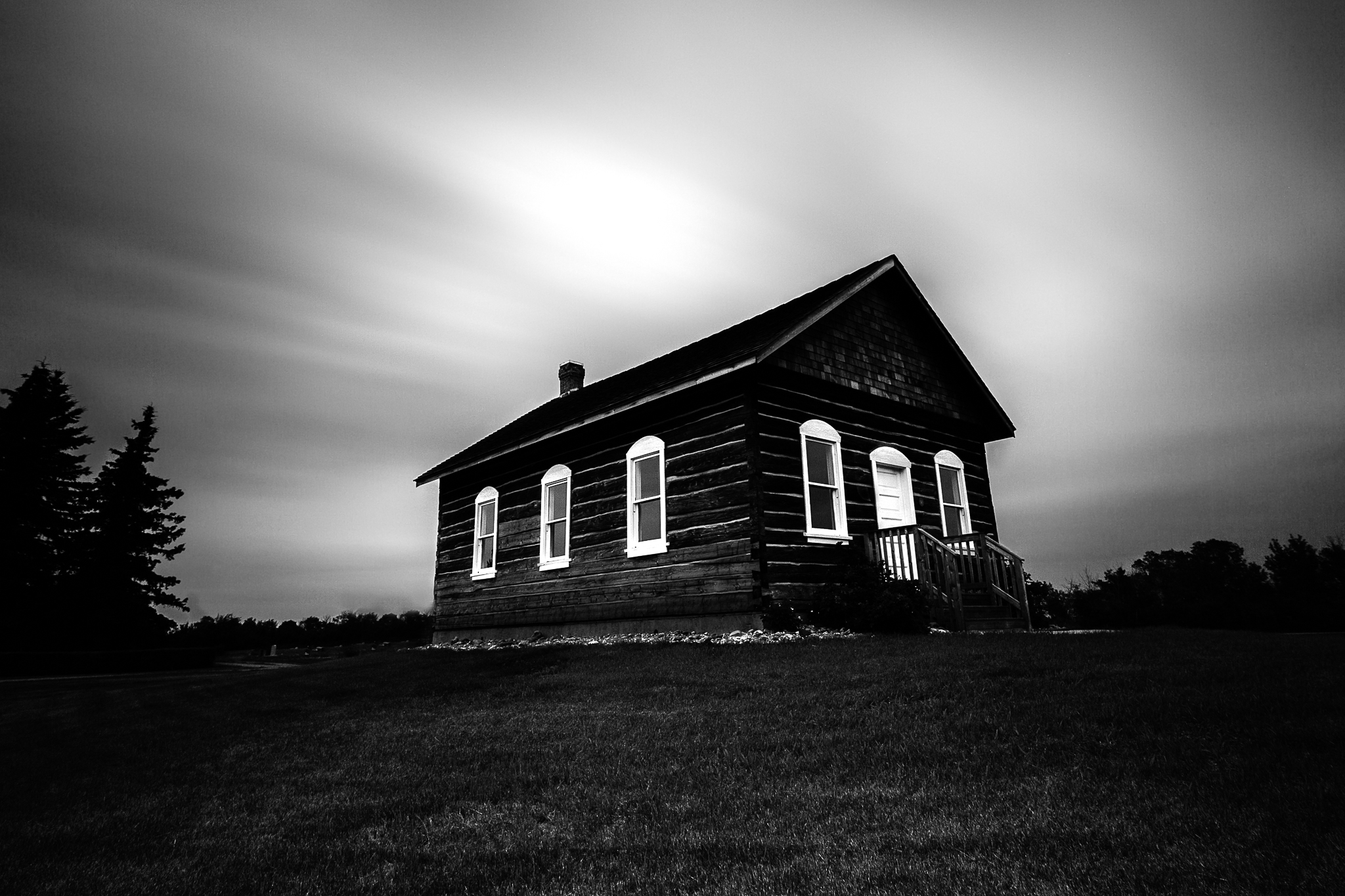 The final image using the ten-stop filter