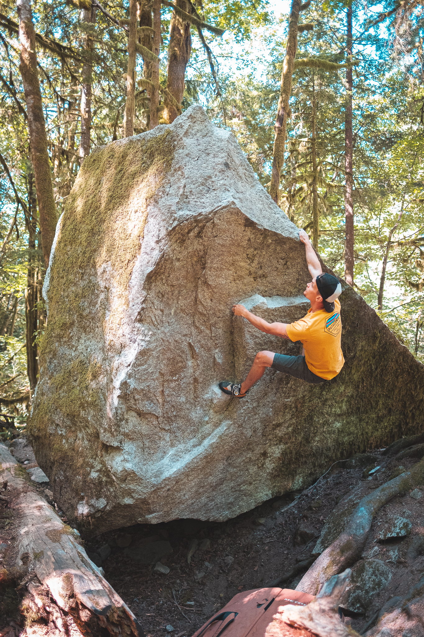 Me climbing the incredible, Hydrogen.