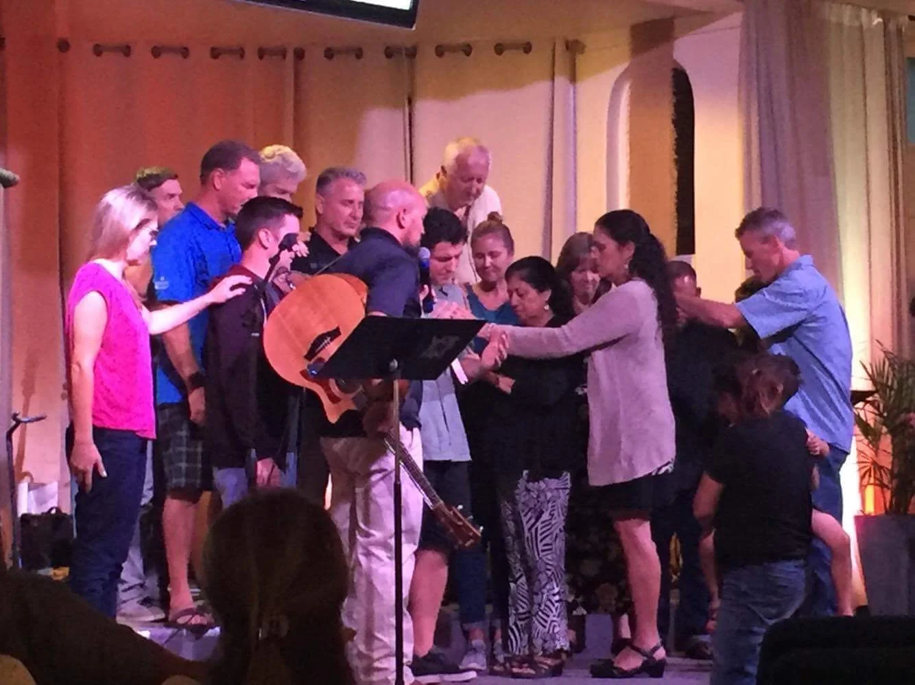 Video - Marburger Fam Intro at Waipuna Chapel & Prayer in all 3 Weekend Services