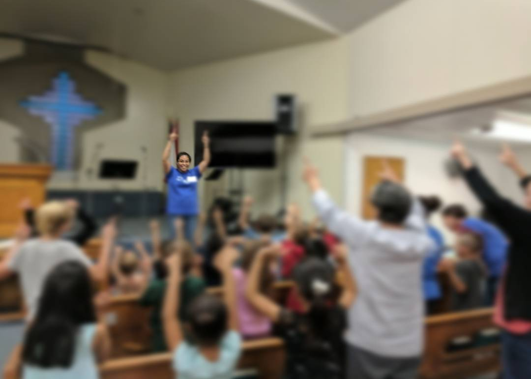 Nicole #OnMission helping students answer the call to #LiveOneLove